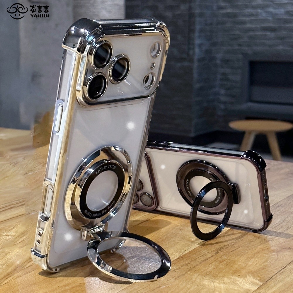 หรูหรากันกระแทกชุบ Bright สําหรับ iPhone 17 Air 16 15 14 13 12 11 Pro Max Plus X XS XR สําหรับฝาครอบ