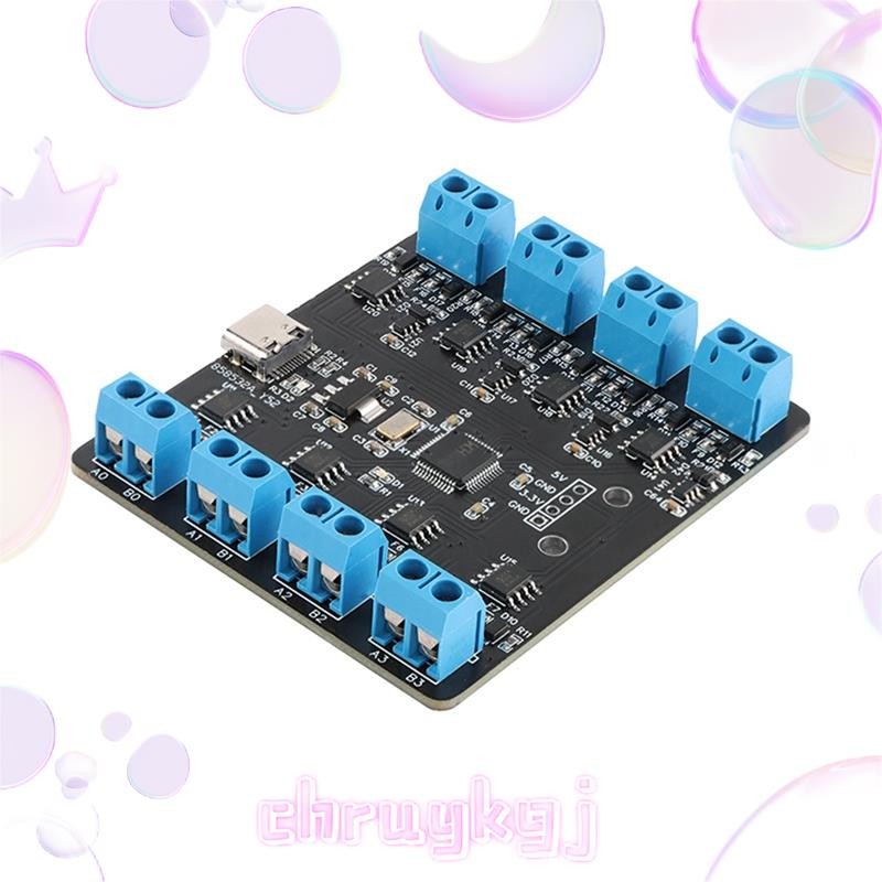 USB ถึง 8 ช่อง RS485 Serial Board Type-C ถึง 8 Way RS485 Serial Board Multi-Channel Uart Hub RS485 โ