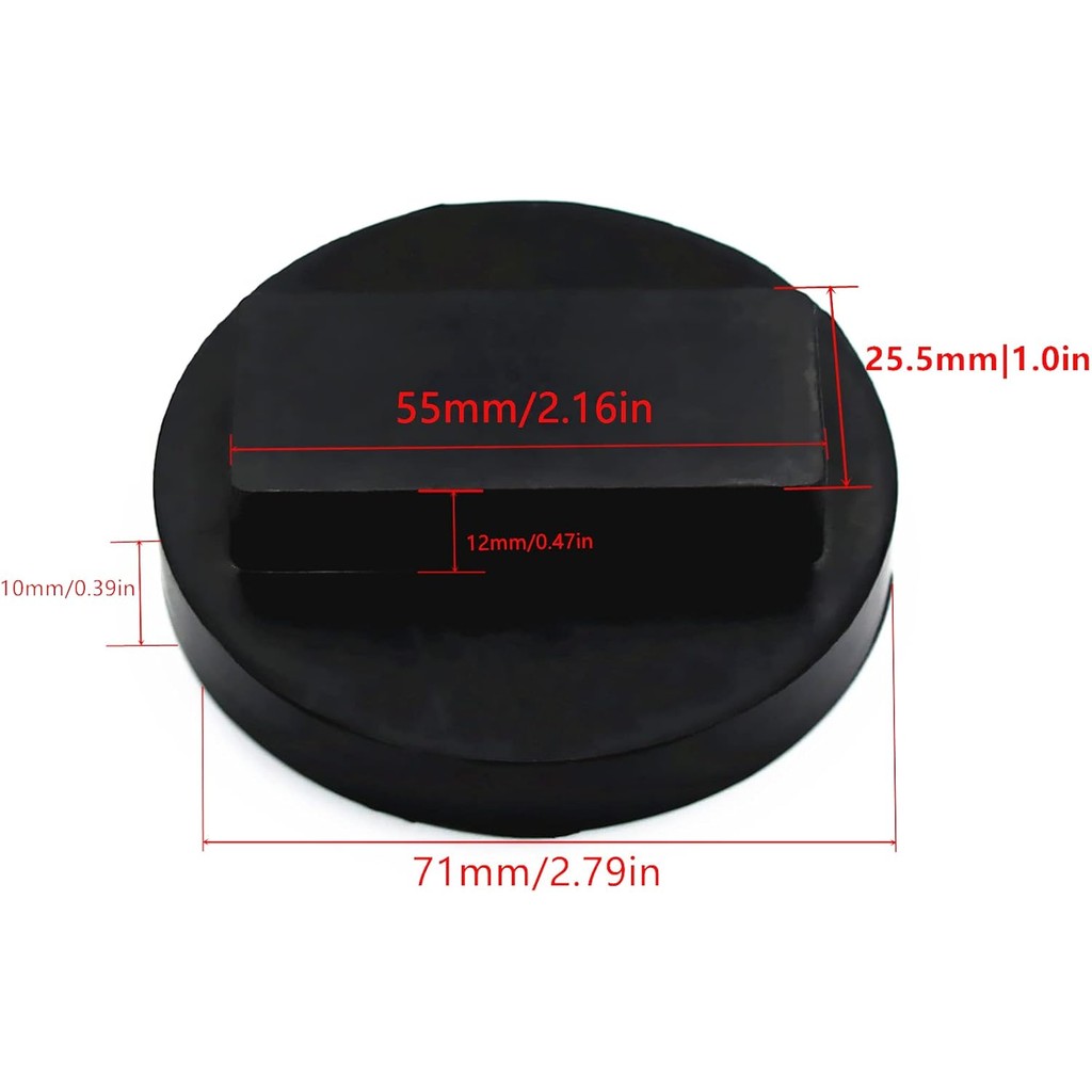 แจ็คแผ่น,ยางอะแดปเตอร์แจ็คPucksสําหรับBMW E81 E82 E87 E88 F22 F23 E46 E90 E91,สําหรับMini R50 R52 R2