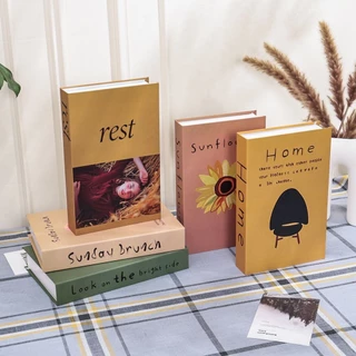 📒พร้อมส่ง📒 หนังสือปลอม ของแต่งบ้าน หนังสือแต่งบ้าน พร็อพถ่ายรูป หนังสือโชว์ หนังสือตั้งโชว์ ชุด 5 ชิ้น