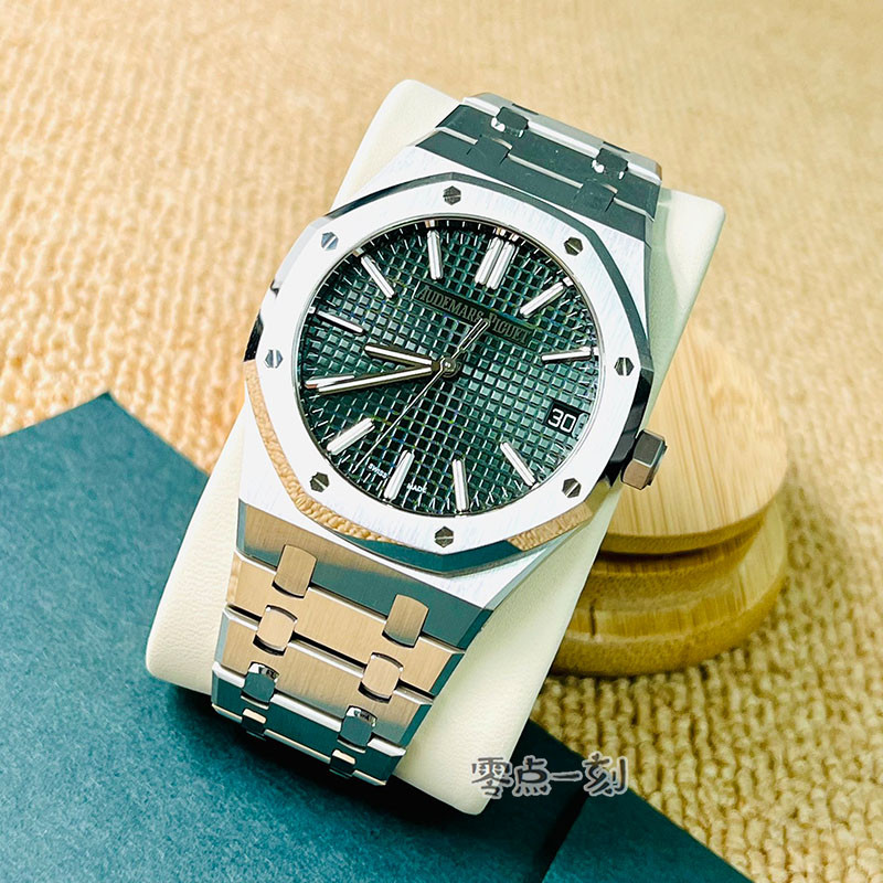AA.Audemarss Piguettess 皇家树สนับสนุนชาย手表15510ST.OO.1320ST.09