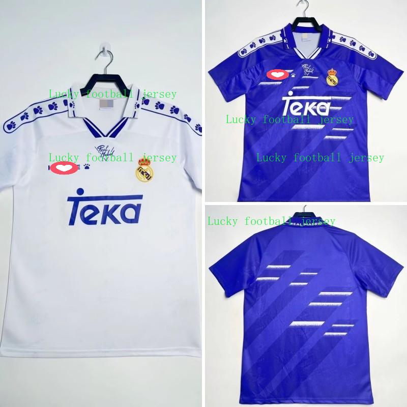1994-1996 Real Madrid home away retro maillot de foot