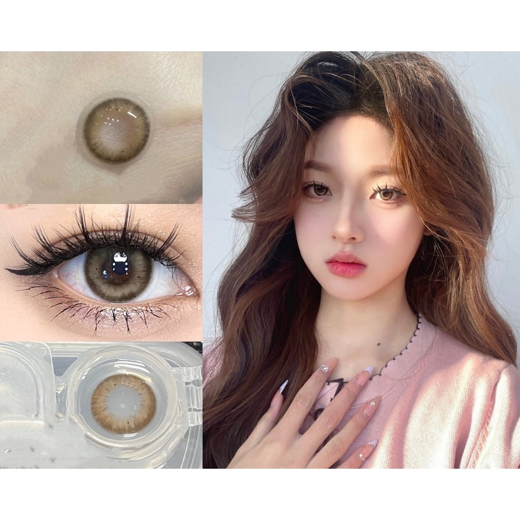 SHTAO Series,BOSSCON Brand,14.20mm,Gdia:13.5mm ,(เกรด 0-8.00),คอนแทคเลนส์รายปีใช้(สีน้ําตาล)