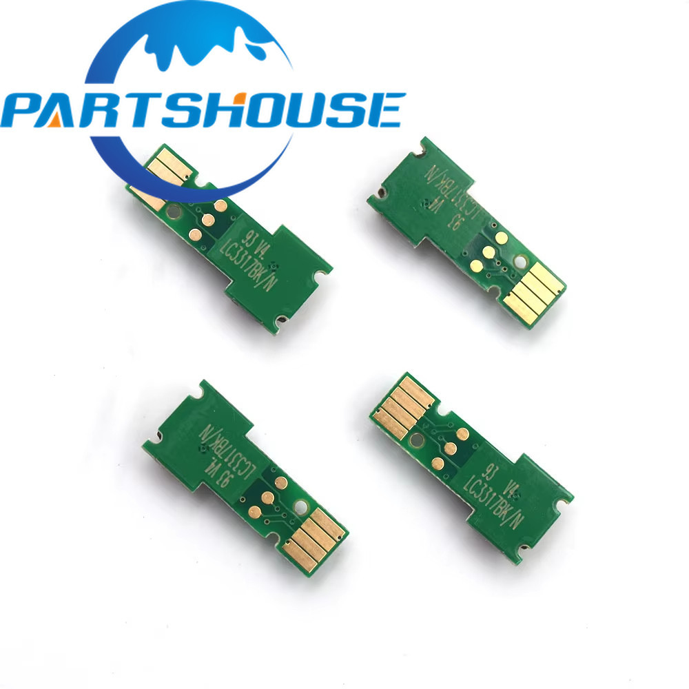 4 สี- BK CMY ชิป LC3619 LC3017 LC3019 สําหรับ Brother J2330DW J2730DW J3530DW J3930DW MFC-J5330DW MF