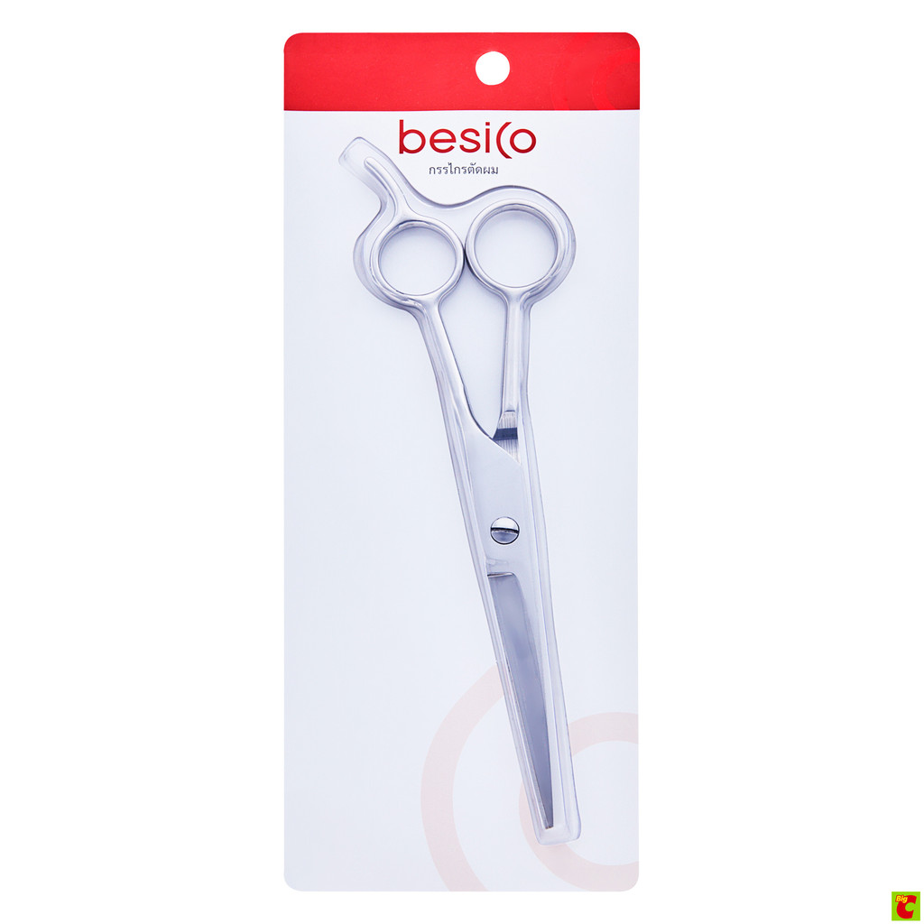 เบสิโค กรรไกรสำหรับตัดผม สีเงิน