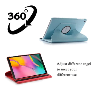 Samsung Galaxy Tab A 8.0 2019 SM T290 T295 Tab A 8.0 ปากกา S SM P200 P205 360 หมุนแท็บเล็ต Funda ฝาครอบ Auto Sleep Stand PU Leathe