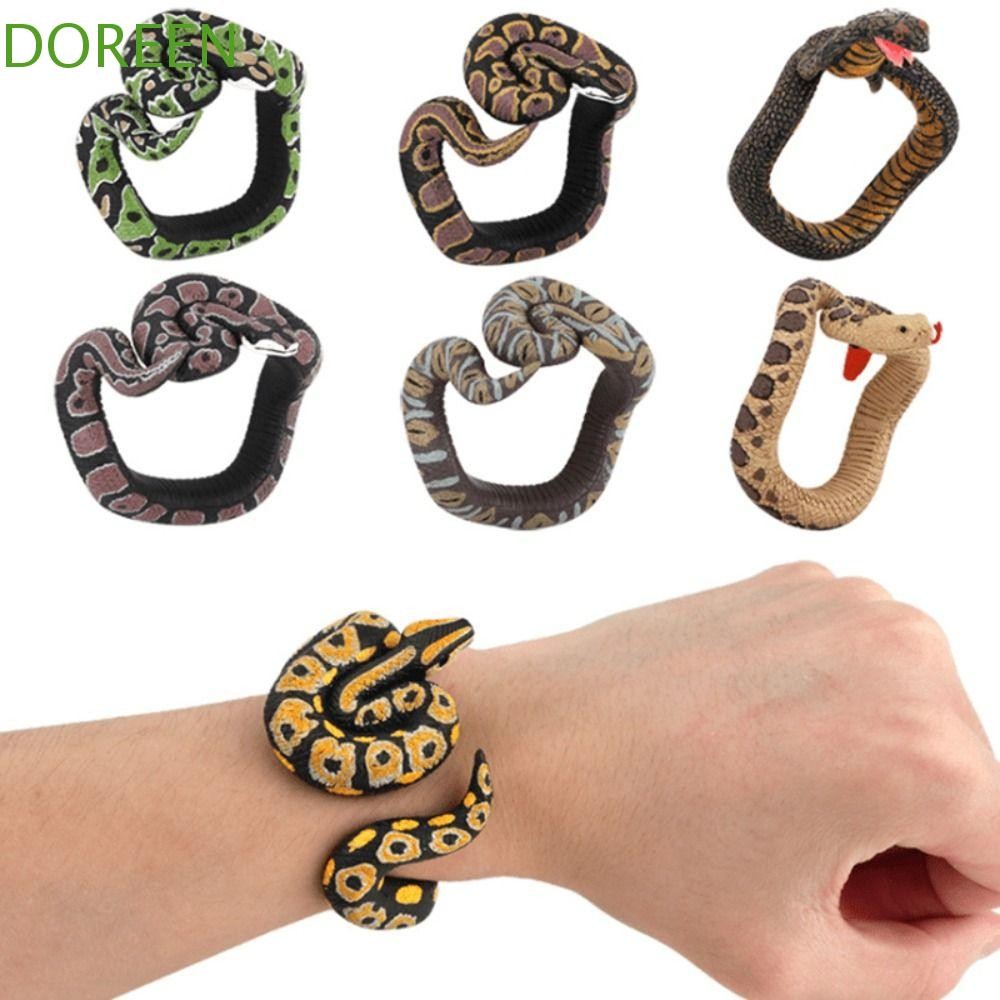 DOREEN Snake Bracelet Creative Boys Girls Python Gift For Animal Model Funny Snake Tricky Toys