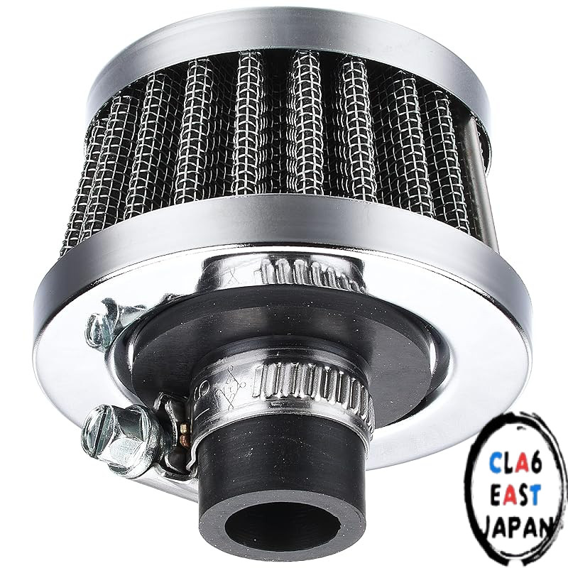 Kijima Motorcycle Parts Breather Filter, Mounting Diameter 12φ, 51x61mm, TW200 106-504