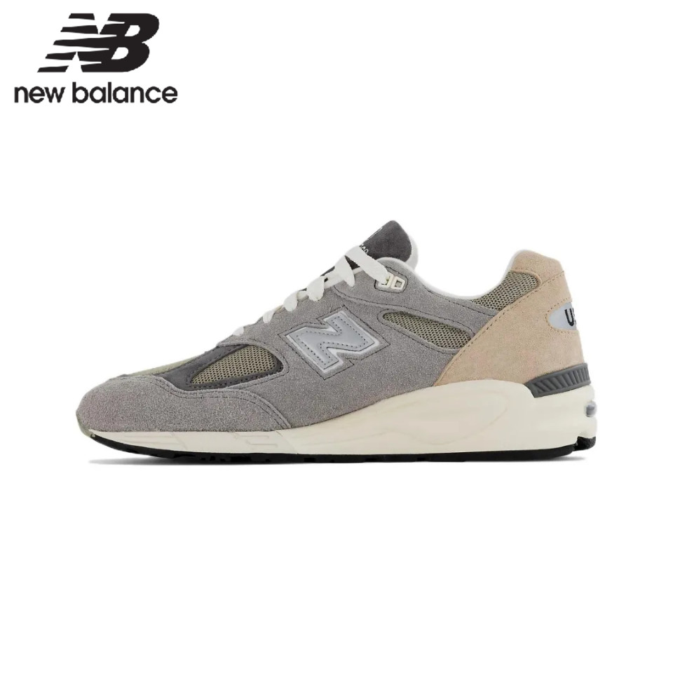 100%ของแท้ New Balance NB 990 V2 NB 990 V2 M990TD2 รองเท้าผ้าใบ รองเท้าวิ่ง