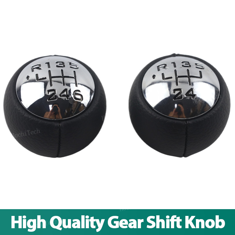 5/6 ความเร็วเกียร์รถเกียร์ Stick Shift Knob สําหรับ Peugeot 307 308 3008 407 5008 807 PARTNER B9 TEP