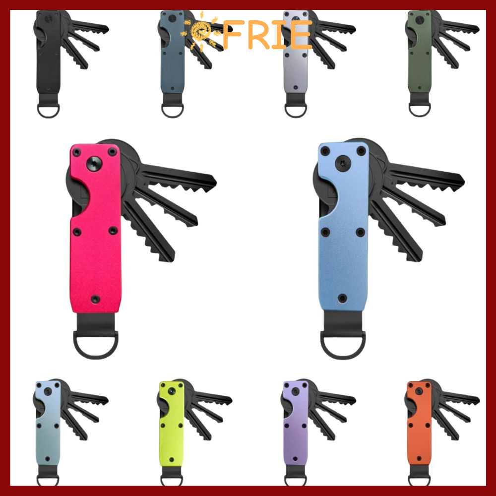 CODFRIE Key Holder, Minimalist พร้อมไขควง Key Organizer, Smart Holds 2-6 Keys Metal Keys Fob สําหรับ