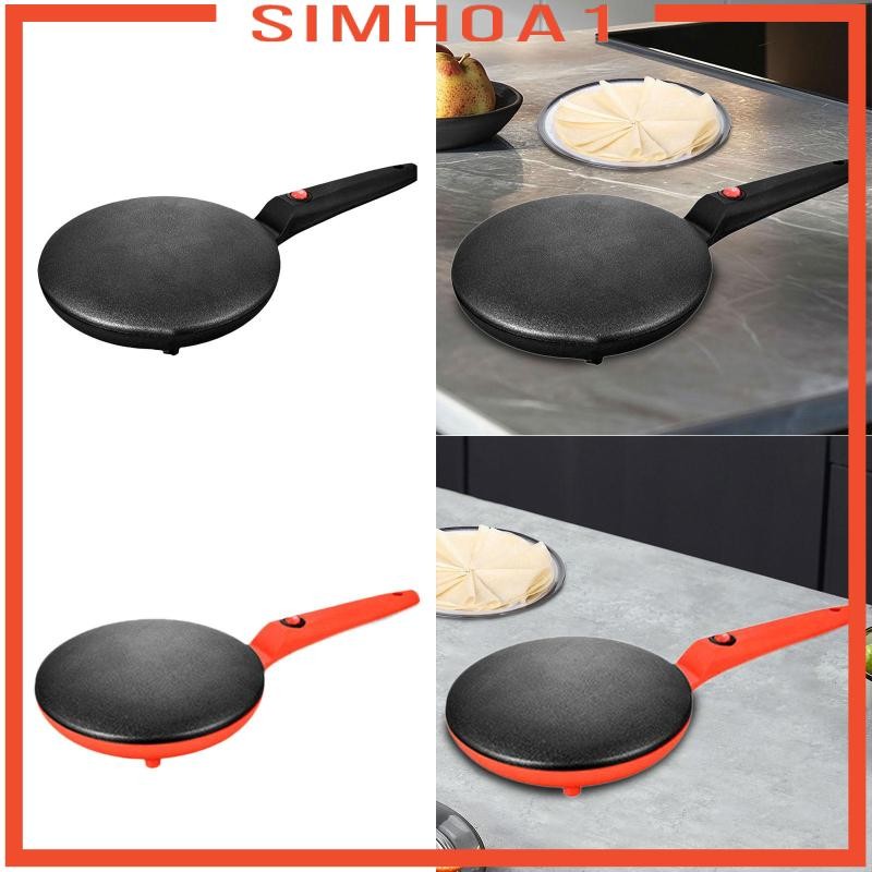 [Simhoa1] เครื่องเครปทันทีเครื่องทําอาหารเช้าขนาดกะทัดรัดสําหรับเครป Blintzes Eggs