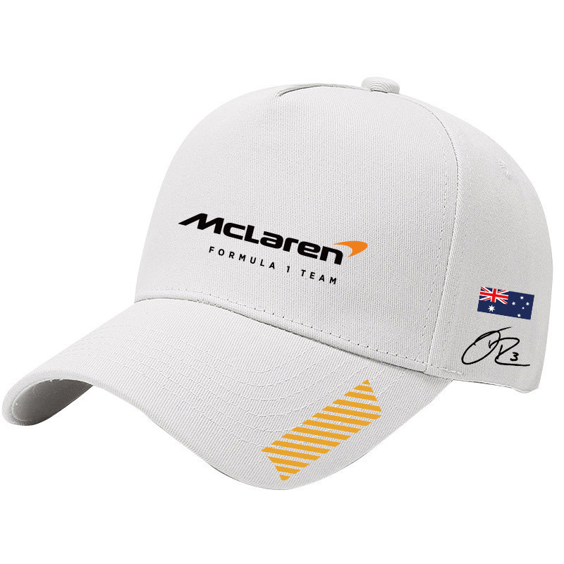 ย้อนยุคMcLaren team customized baseball cap, F1 racing cap, P1, Norris, karting outdoor leisure sun 