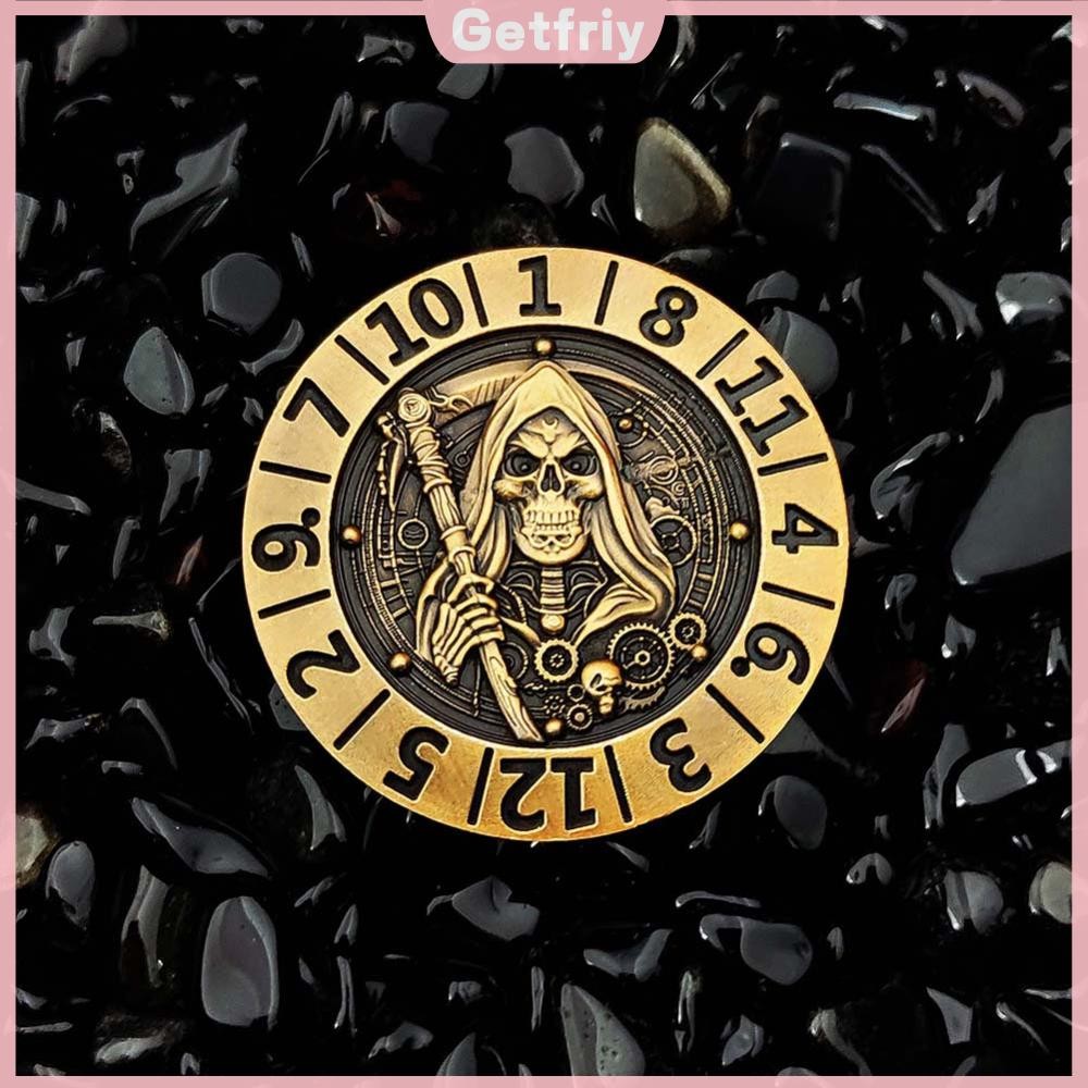 7 In 1 Metal Mechanical Dice Multi-Purpose Rouplette Spinning Dice Wear Resist Creative Dice Board G