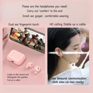 หูฟังบลูทูธไร้สาย Pro5s in ear พร้อมเอฟเฟกต์เสียงเซอร์ราวด์แบบพาโนรามา รองรับการสื่อสารแบบสัมผัสและไมโครโฟน
