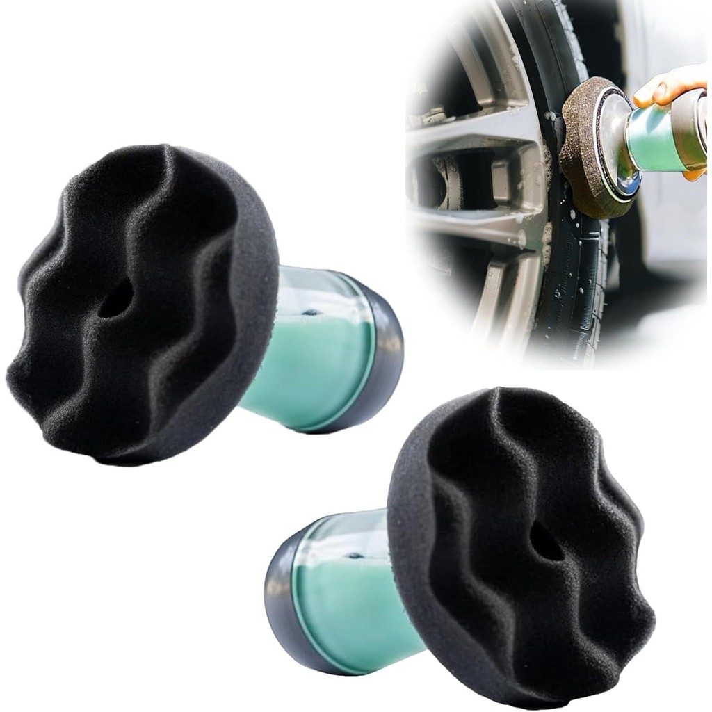 BaiCER Exoforma Flow Tire Shine Applicator - Reusable Tire Dressing Applicator for Car & Truck | No-