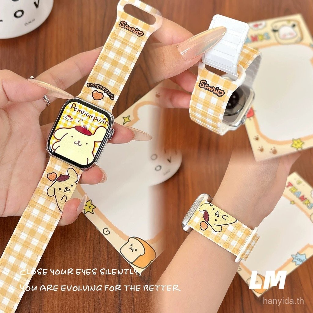 น่ารักการ์ตูนลาย Loopy Bear Loop Magnetic Watch Band รูปที่ 2