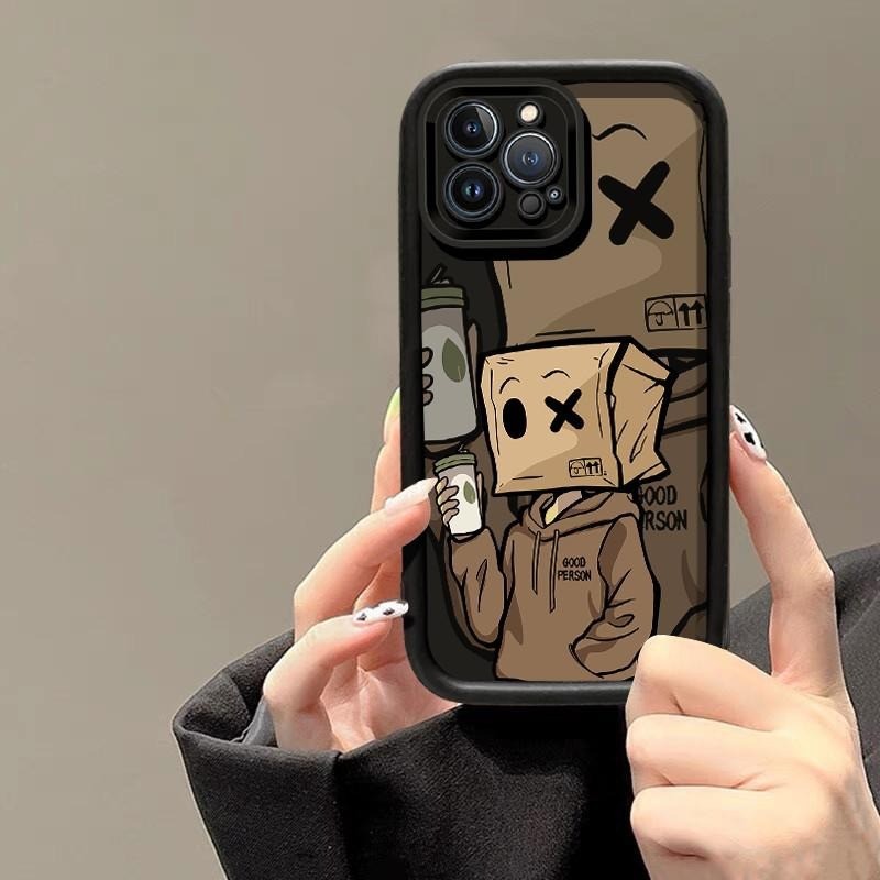 สําหรับ ITEL P65 P55 A70 A50C S23 S24 RS4 A05S A04 กล่องกระดาษมนุษย์เคสโทรศัพท์