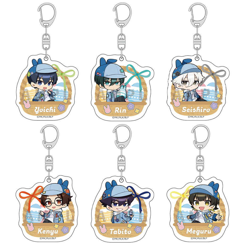 Blue Lock Rin Itoshi Seishirou Nagi Kenyu Yukimiya Meguru Bachira Hyouma Chigiri Denim Easter Chibi