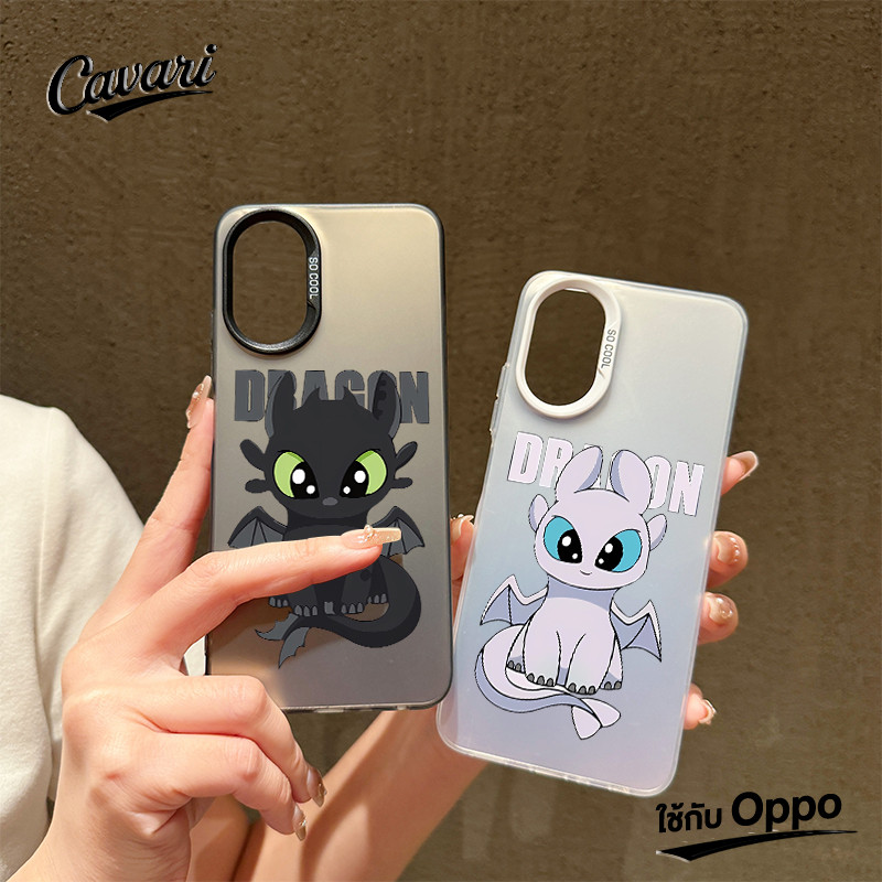 เคสโทรศัพท์ ใช้กับ OPPO A17 A57 A3s A18 A53 A16 A58 A7 A17K A5 A38 A54 A12 A77 A15 A9 A5s A78 Reno 5F มังกร โทรศัพท์ จัด