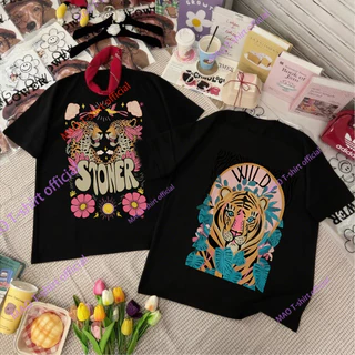 COD✅ (จัดส่งในกรุงเทพฯ) MAO Shop เสื้อยืด Oversize เสือ สตรีทแฟชั่น tee-A7