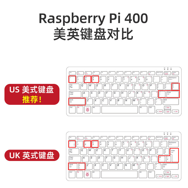 Yabo Smart Raspberry Pi Raspberry Pi 400 Kit 4B Development Board Keyboard คอมพิวเตอร์ All-in-One