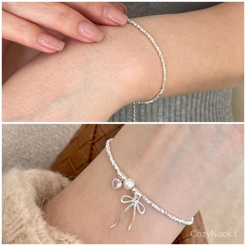 Suwan.na.shop สร้อยข้อมือ กำไล สร้อยโบว์ / เรียบ