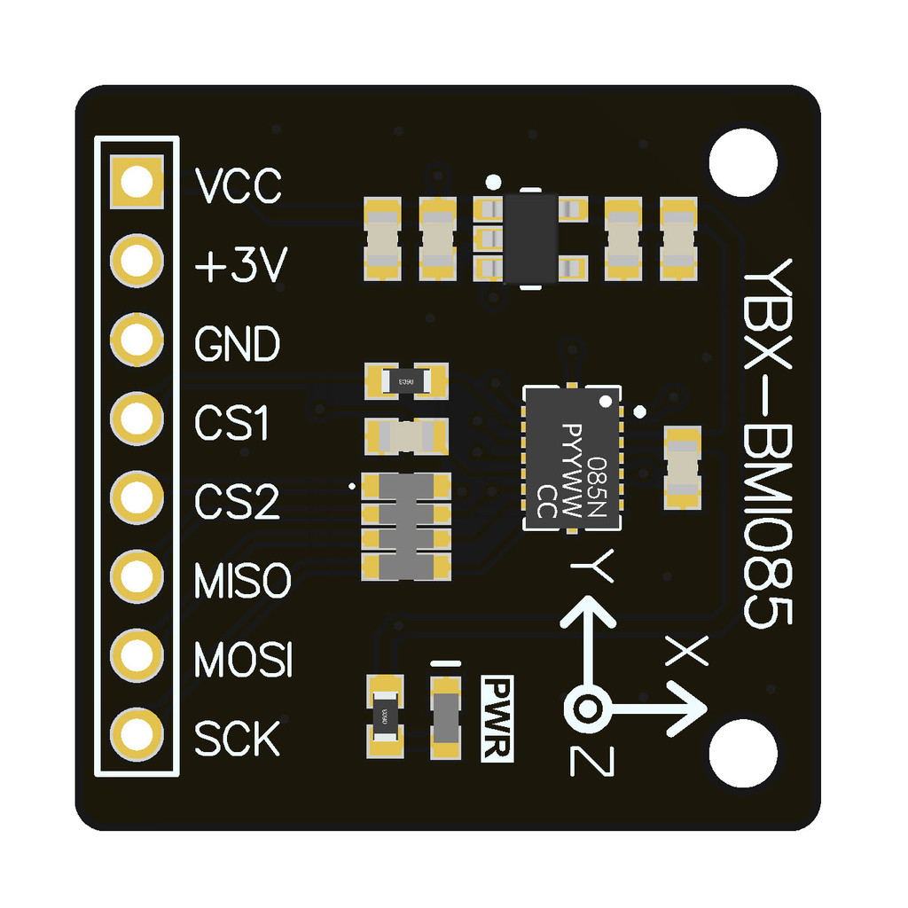 BMI085 Inertial วัดหน่วย IMU โมดูล Bosch Sensor SPI อินเทอร์เฟซ Accelerator Gyroscope