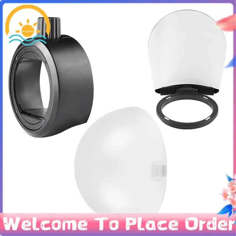 Dome Diffuser Bounce Card Flash Adapter Kit สําหรับกล้องอุปกรณ์เสริมแสงแฟลชกล้อง AD200