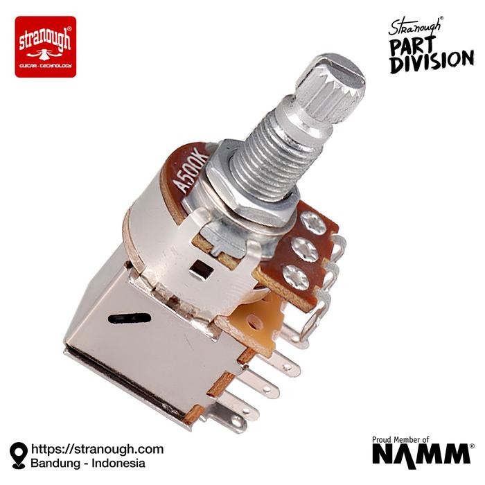 Alpha 500k A (เสียง) Push Push Push Split Shaft Potentiometer