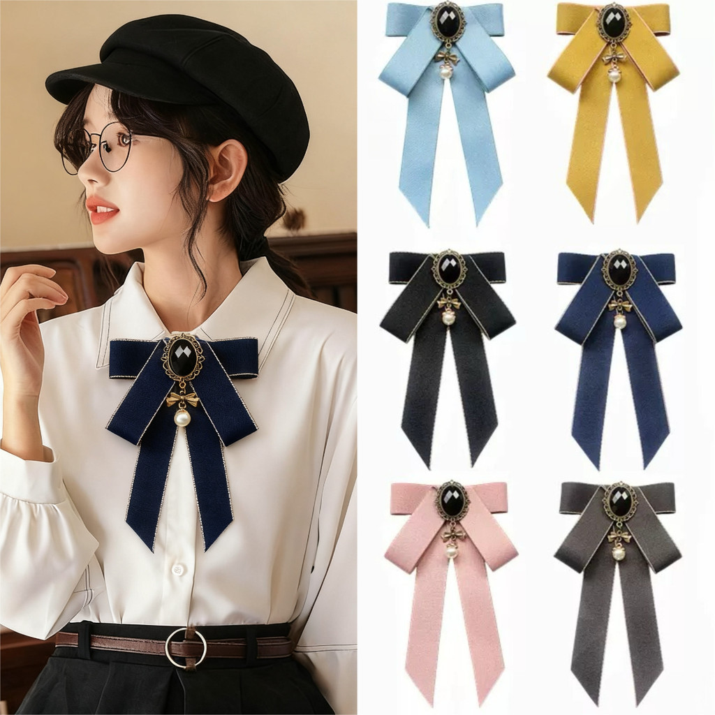 ปลอกคอน่ารักสำหรับเด็กผู้หญิง สไตล์ญี่ปุ่น ลายดอกไม้ ดีไซน์ผูกโบว์