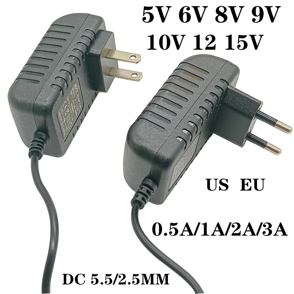AC110-240V DC 5V 6V 8V 9V 10V 0.5A 1A 2A 3A Universal Power Adapter Supply Charger adaptor แถบไฟ LED