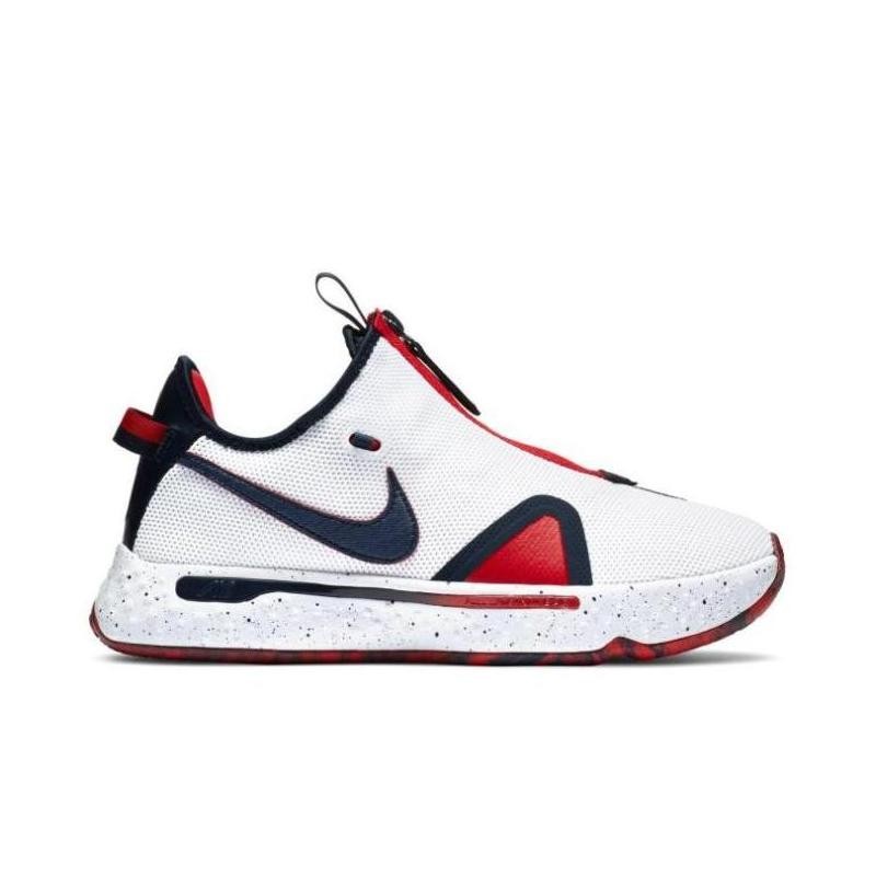Nike/Nike Mens Sports Basketball Shoes Low-Top PG 4 Breathable Lightweight Support Running US Direct