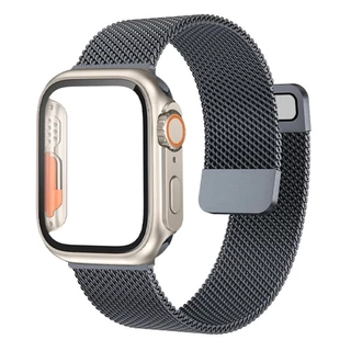 Milanese Band + สําหรับ Apple Watch 11 10 42 46 9 8 7 41 มม.45 มม.6 5 4 SE3 40 มม.44