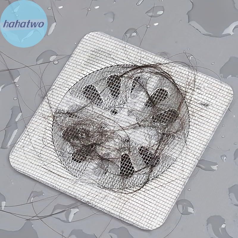 Ha 1/10 ชิ้นทิ้งชั้นท่อระบายน้ําสติกเกอร์ห้องอาบน้ําฝักบัวท่อระบายน้ําผม Catcher ฝาครอบอ่างล้างจานกรองผมกรองตาข่ายสติกเกอร์ TH - รูปที่ 3