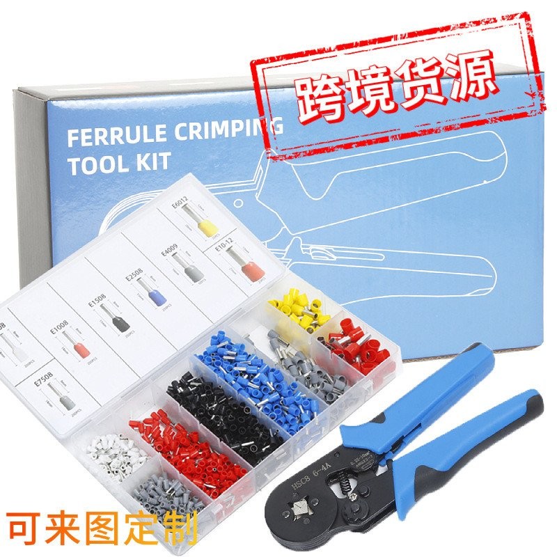 VE/HSC86-4A6-6 ชุด Terminal Cross-Border Terminal Tube ประเภทเย็นกดคีม CRIMPING คีมผลิตภัณฑ์ CRIMPIN