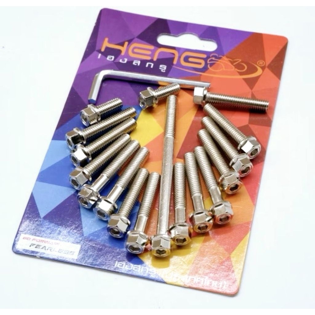 น็อตบล็อกน๊อต probolt HENG cvt สําหรับตีและตักรถมอเตอร์ไซด์ ฯลฯ