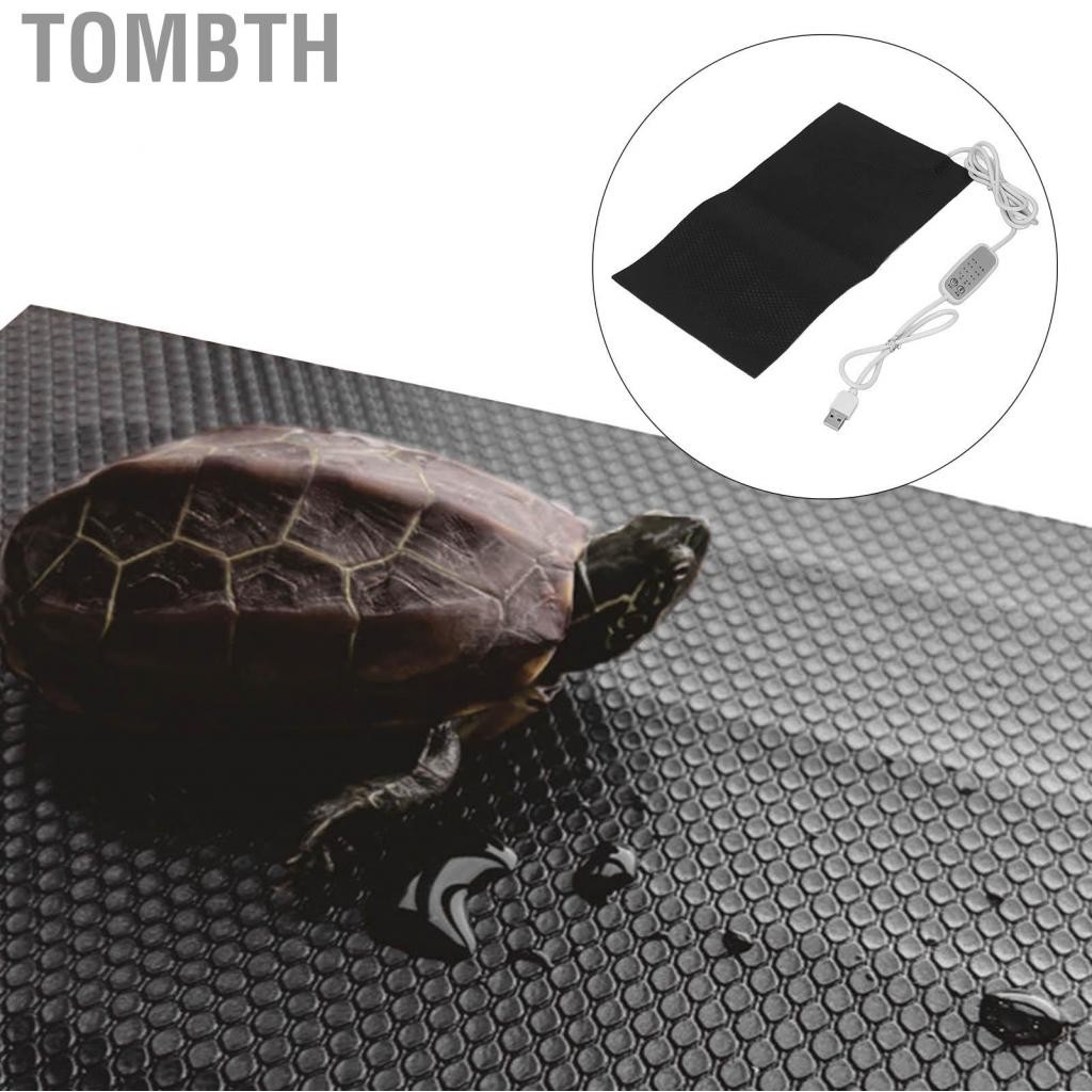 Tombth Tombth Heating Pad PVC ล้างทำความสะอาดได้ USB Power Heter 4 การปรับเกียร์แบบพกพาสำหรับไหล่คอ 