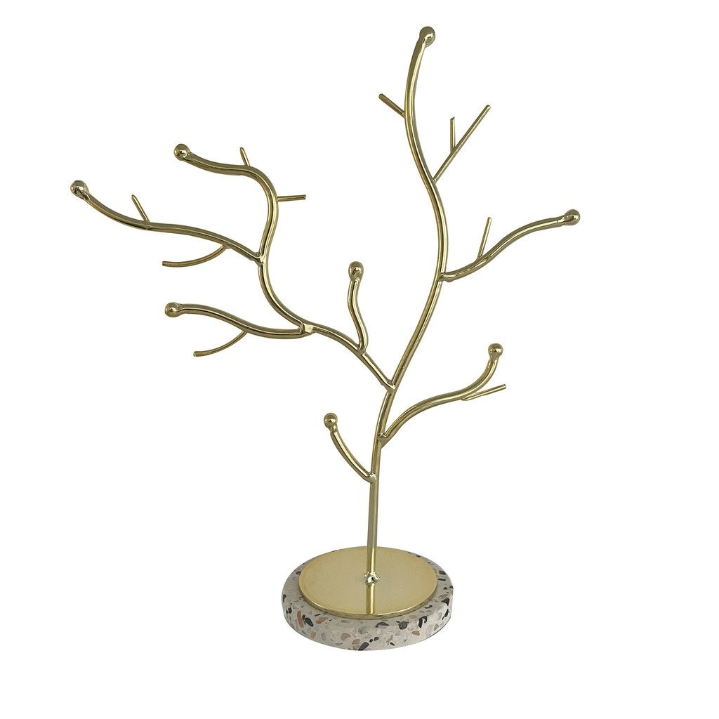 ต่างหูขาตั้งเครื่องประดับขาตั้งเครื่องประดับ Coral Tree สร้อยคอฐานหรูหราเครื่องประดับไฟฟ้า High-End 