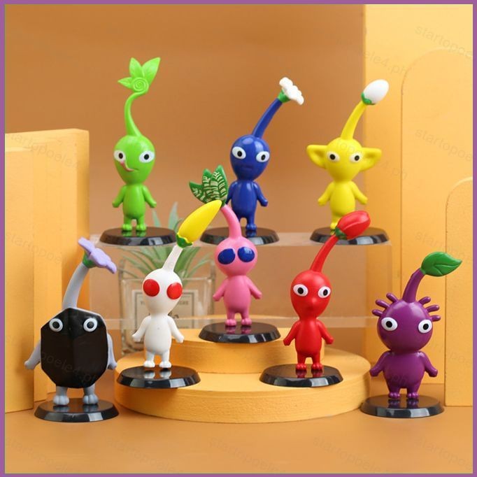 8pcs Soni Pikmin Action Figure ของขวัญสําหรับเด็กเกมคอลเลกชันการ์ตูน Pikmin ตุ๊กตาของเล่นสําหรับเด็ก