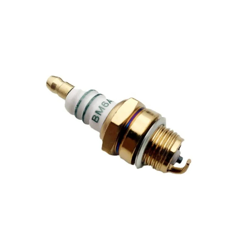 1 PC BM6A Spark Plug Glow Plug เครื่องยนต์ขนาดเล็ก Spark Plug สําหรับ Chainsaw เครื่องตัดหญ้า Strimm