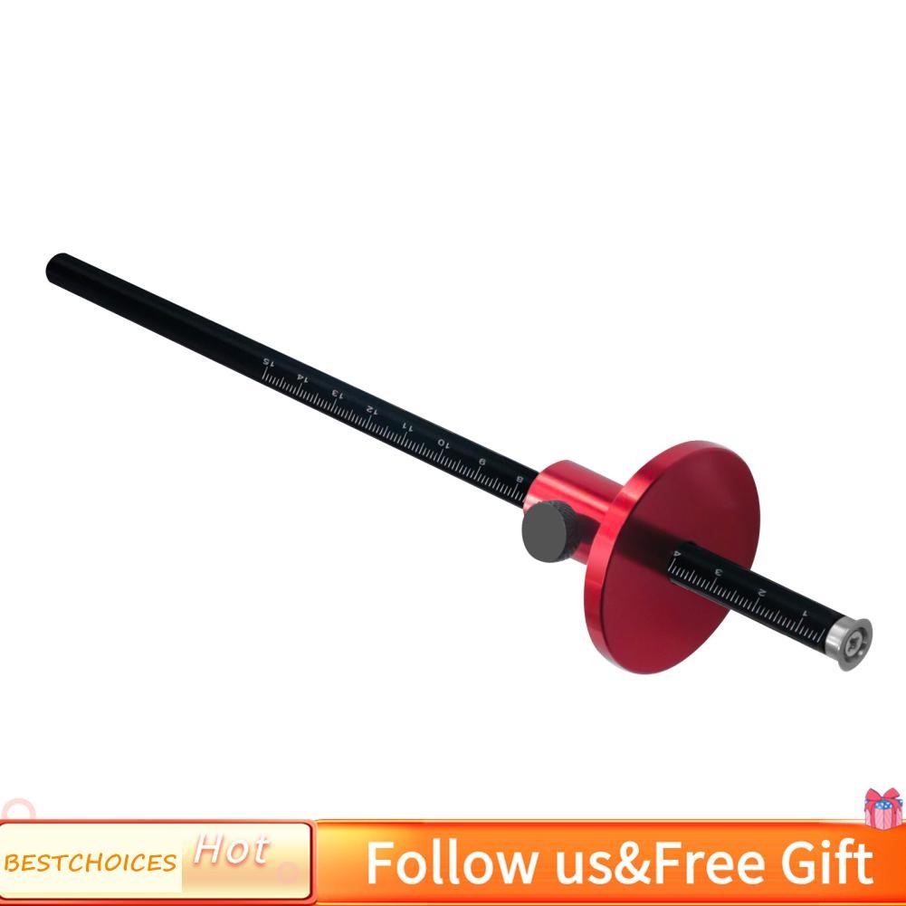 Bestchoices Wheel Marking Gauge European Aluminium Alloy Scriber Woodworking Woods