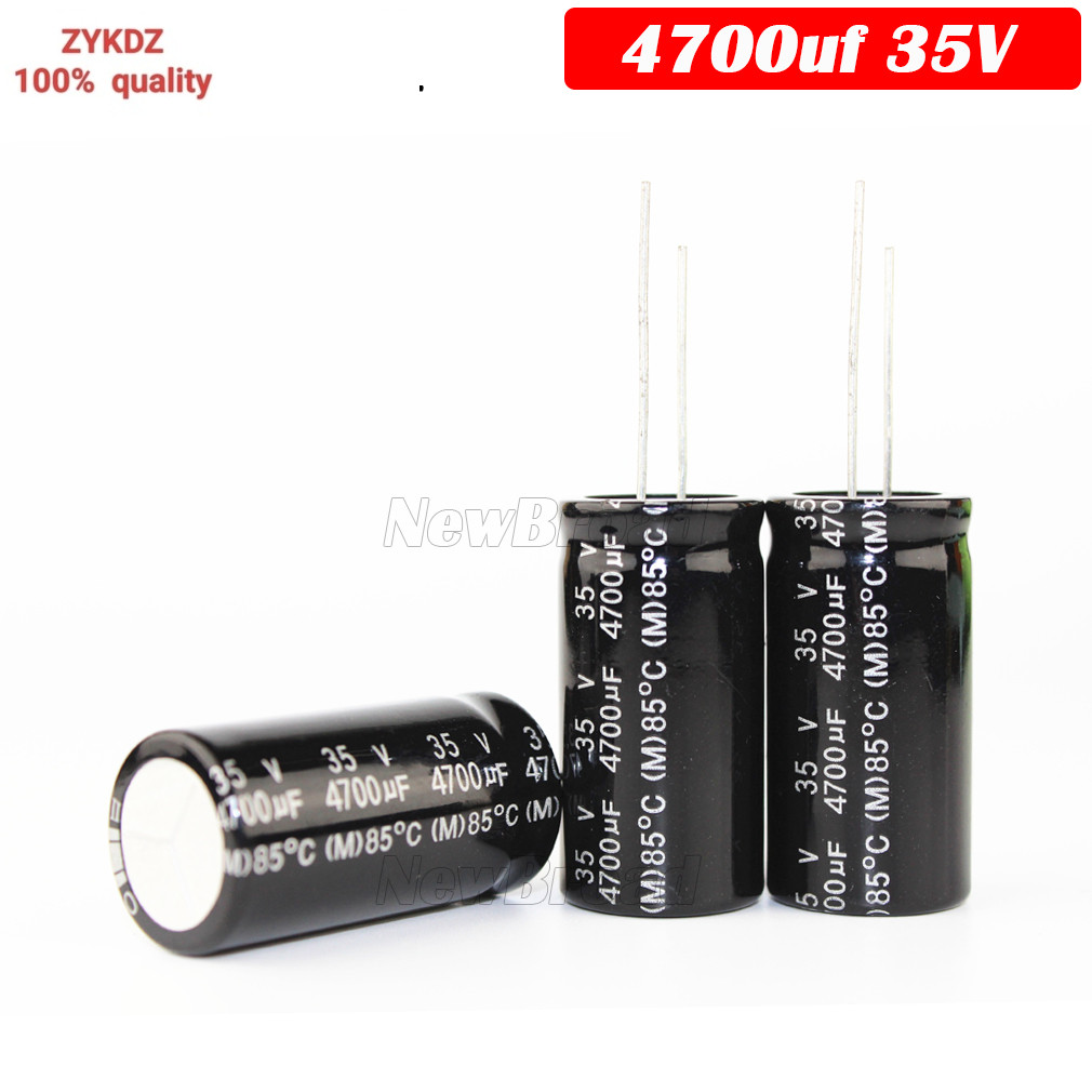 5PCS อลูมิเนียม electrolytic capacitor 4700UF 10V 16V 25V 35V 50V 63V plug-in multi ข้อมูลจําเพาะ 47
