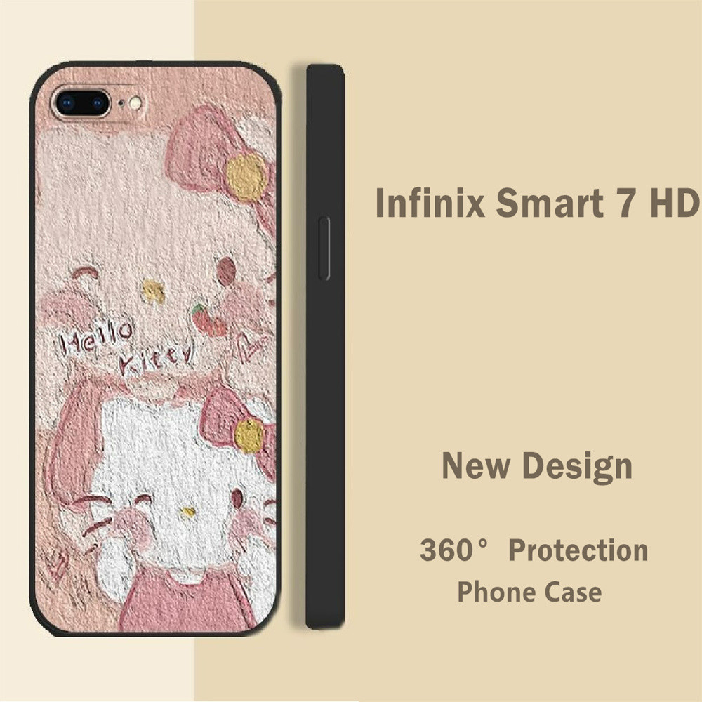 Stock Ready สําหรับ Infinix Smart 7 HD เคสซิลิโคนคลุมทั้งหมดอะนิเมะการ์ตูนเคสโทรศัพท์ฝาครอบ