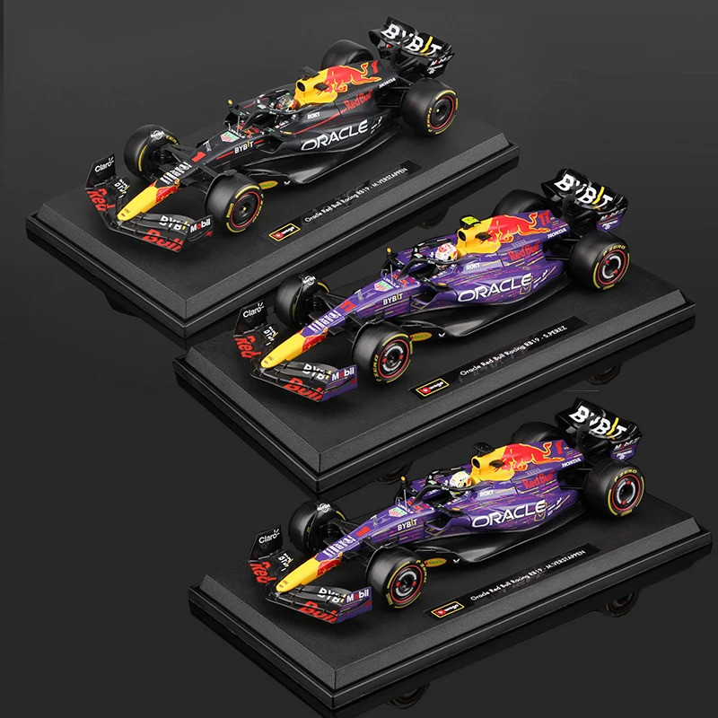 Bburago 1:18 ขนาดใหญ่ F1 รุ่น Rb19 Red Bull สูตร Racing รถของเล่น Las Vegas Grand Prix 2025 Miami พิ