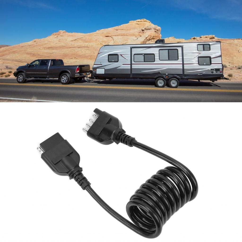 Bacony Trailer Connector 5 ฟุต Pin ชุดสายไฟสําหรับ Cargo