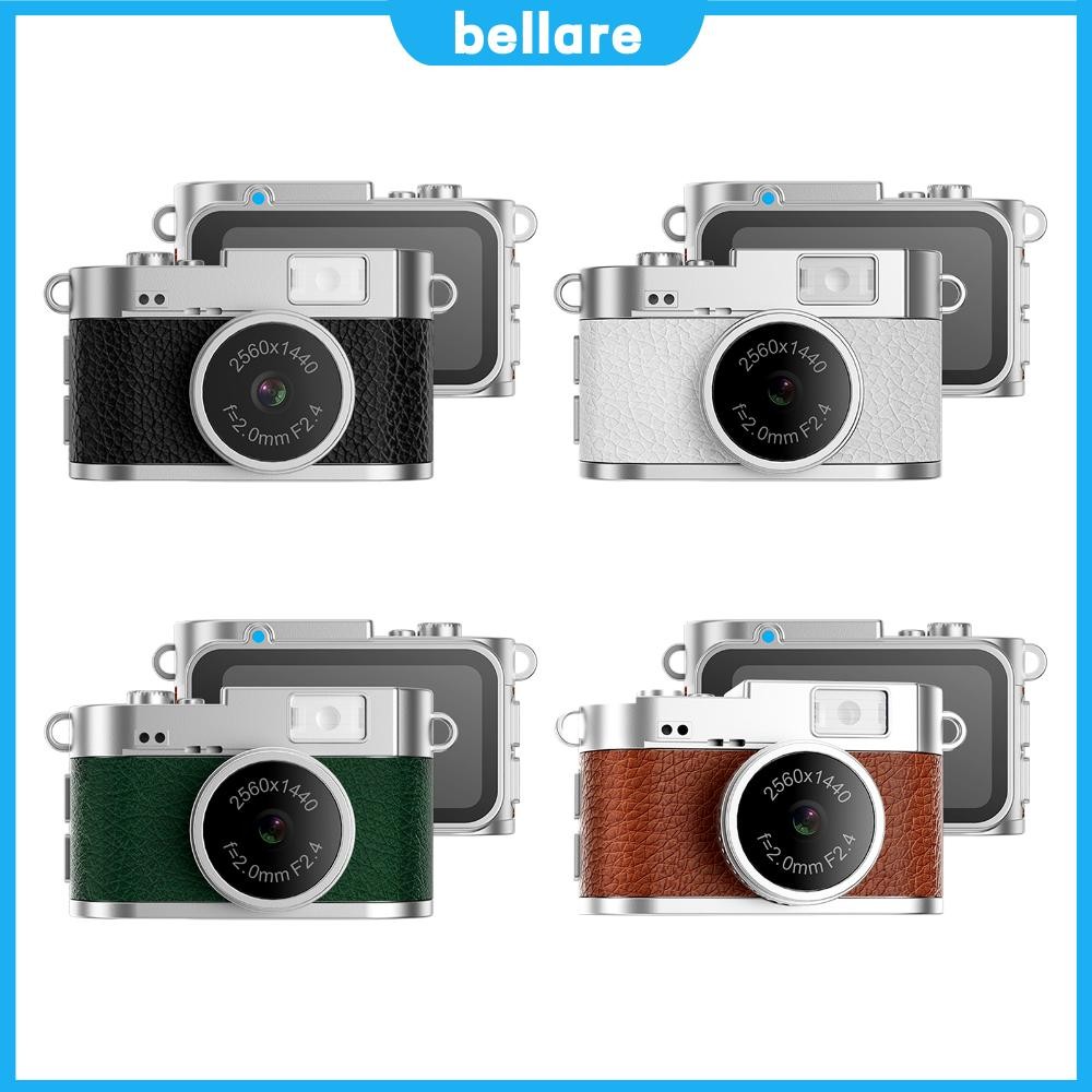 2K 1440P กล้องวิดีโอขนาดเล็กเครื่องบันทึกวิดีโอ 1.47 นิ้ว HD Display Pocket Video Recorder มินิพวงกุ