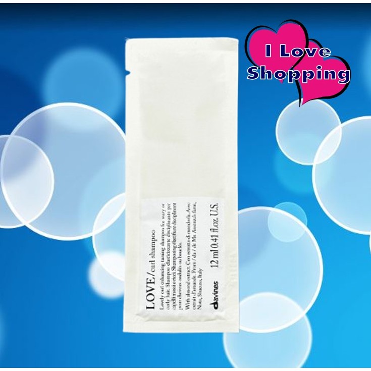 Davines Love Curl Shampoo 12 ml แชมพู สำหรับผมดัด ผมหยิก หยักศก