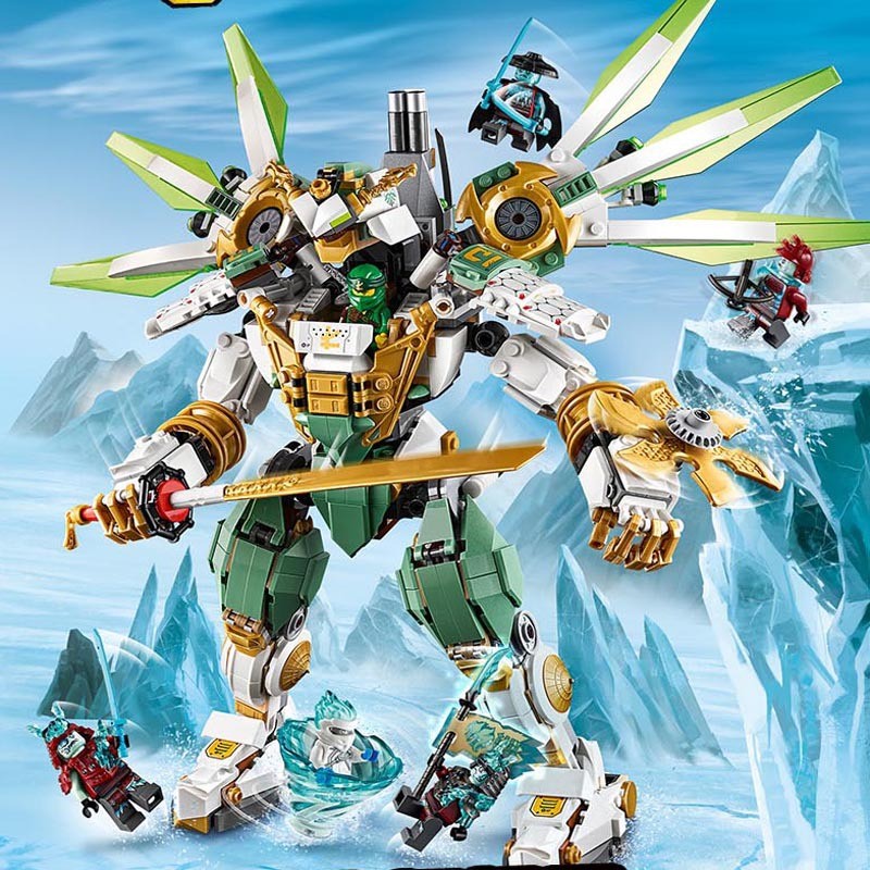 Phantom Ninja Building Blocks Lloyds Titan Mecha 70676 Destiny Reward Gift No. รางวัลปิดผนึกของเล่น 