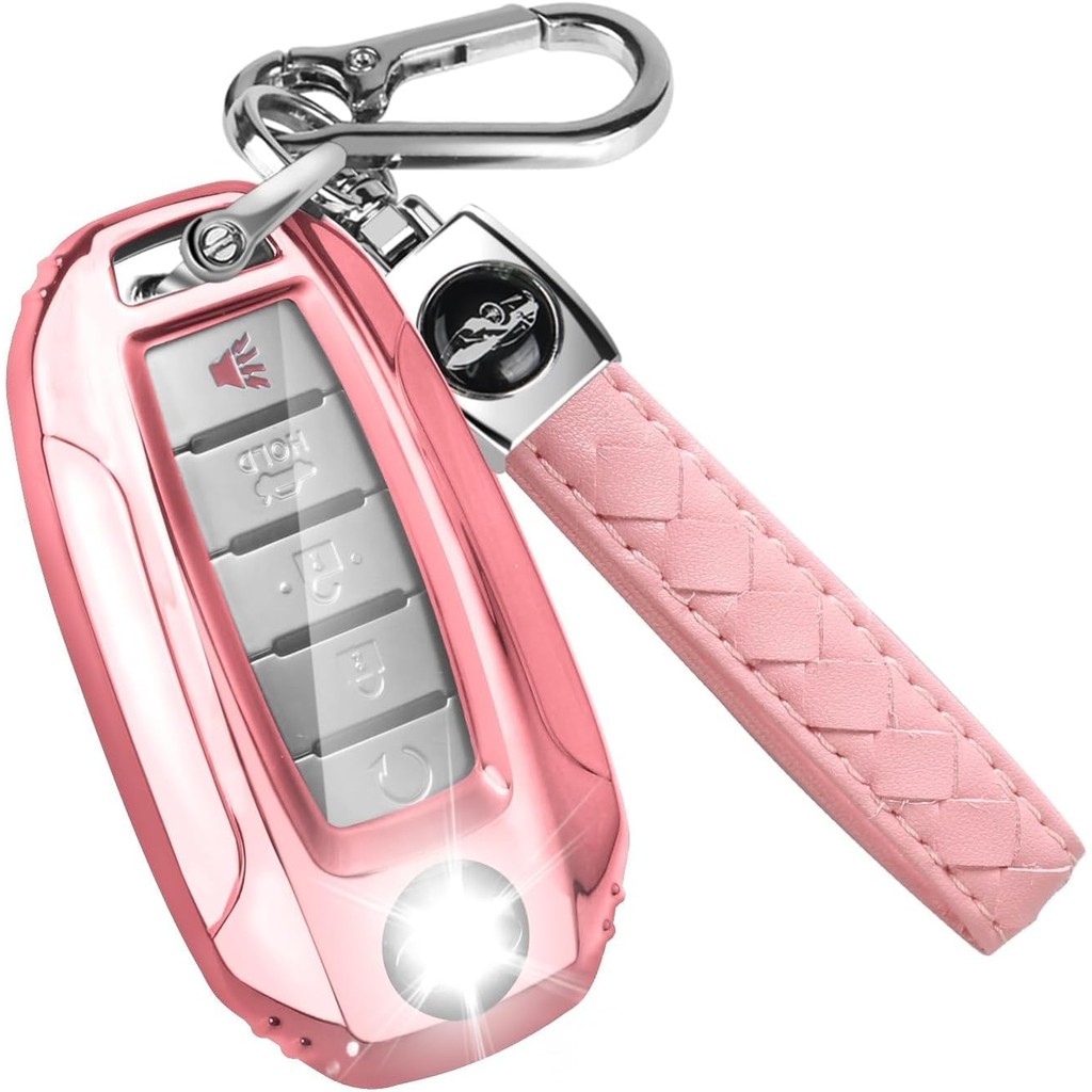 สําหรับ Infiniti Key Fob พร้อมพวงกุญแจ, 3 4 5 ปุ่มกุญแจรถสําหรับ Q50 Q60 QX60 QX50 QX55 2019-2024